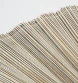 KantoormeubelenPlus Muurdecoratie Waaier - L105 x B150 cm - Bamboe - Zwart