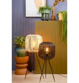 KantoormeubelenPlus Figo Vloerlamp - H90 x Ø36 cm - Bamboe - Bruin