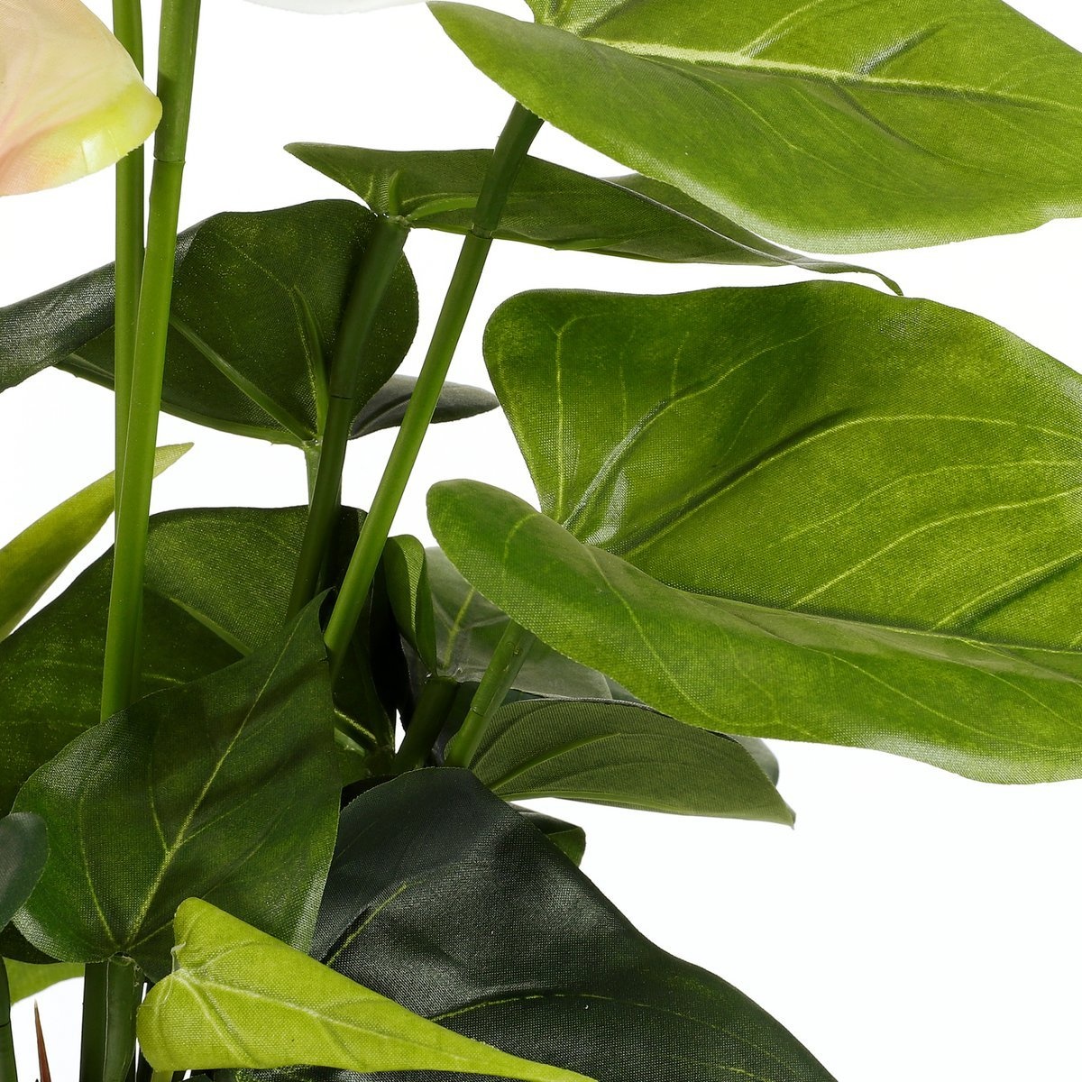 KantoormeubelenPlus Anthurium Kunstplant in Bloempot Stan - H40 x Ø30 cm - Lichtroze