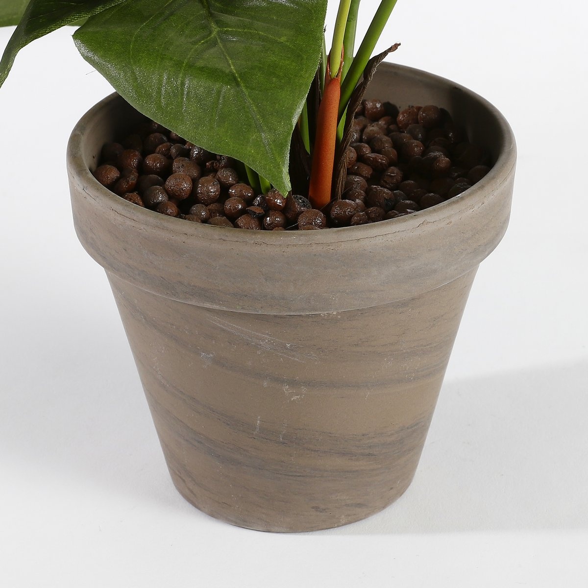 KantoormeubelenPlus Anthurium Kunstplant in Bloempot Stan - H40 x Ø30 cm - Lichtroze