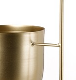 KantoormeubelenPlus Dexter Bloempot Hangend - L24 x B14 x H83 cm - Goud