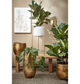 KantoormeubelenPlus Dexter Bloempot Hangend - L24 x B14 x H83 cm - Goud
