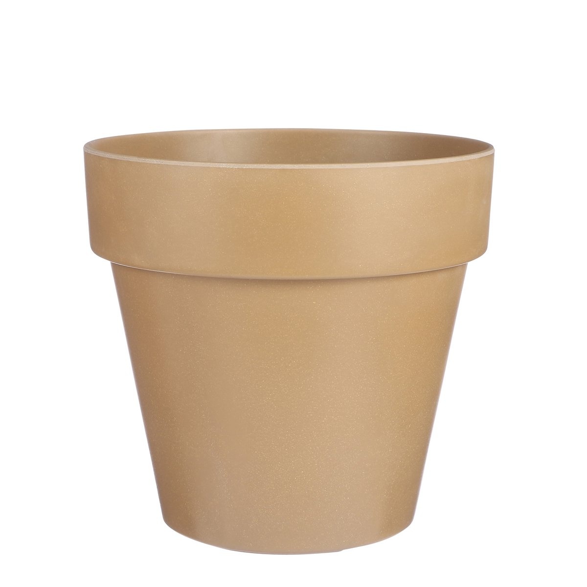 KantoormeubelenPlus Orion Bloempot voor Buiten - H28,5 x Ø30 cm - Plantenvezels - Terra