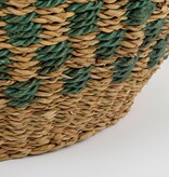 KantoormeubelenPlus Billy Mand voor Plant - H52 x Ø47 cm - Zeegras - Groen