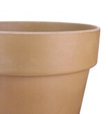 KantoormeubelenPlus Orion Bloempot voor Buiten - H28,5 x Ø30 cm - Plantenvezels - Terra