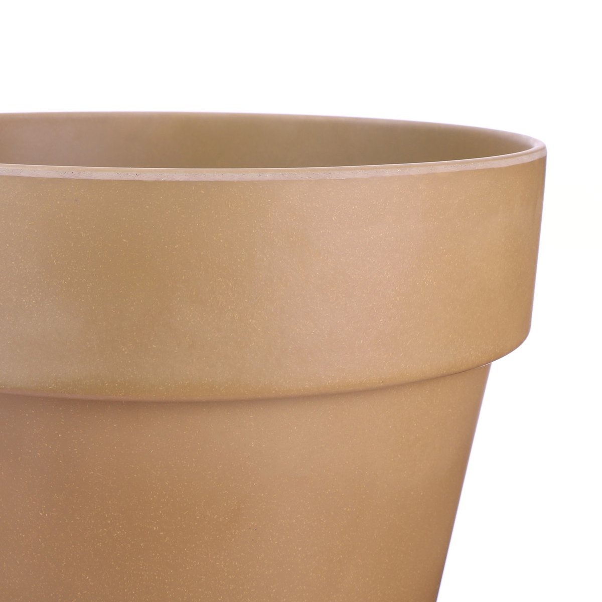 KantoormeubelenPlus Orion Bloempot voor Buiten - H28,5 x Ø30 cm - Plantenvezels - Terra