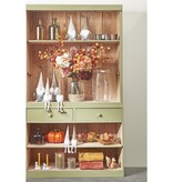 KantoormeubelenPlus Regal Fles Vaas - H30 x Ø16 cm - Glas - Groen