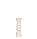 KantoormeubelenPlus Rollo Kandelaar - H18,5 x Ø6 cm - Aluminium - Off White