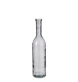 KantoormeubelenPlus Rioja Fles Vaas - H75 x Ø18 cm - Gerecycled Glas - Donkergrijs