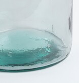 KantoormeubelenPlus Rioja Fles Vaas - H75 x Ø18 cm - Gerecycled Glas - Donkergrijs