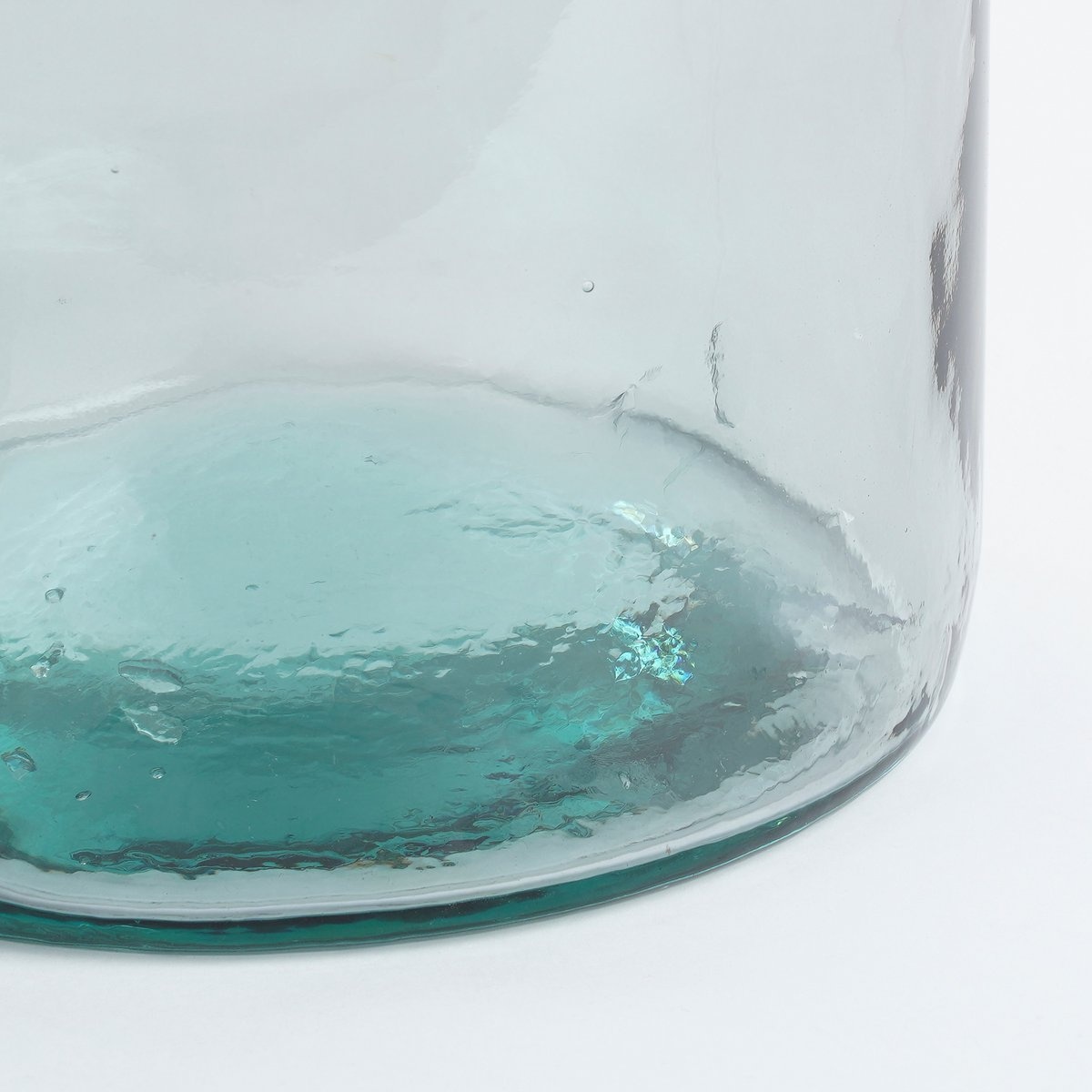 KantoormeubelenPlus Rioja Fles Vaas - H75 x Ø18 cm - Gerecycled Glas - Donkergrijs