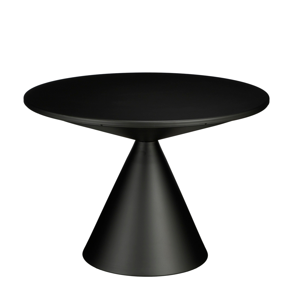 KantoormeubelenPlus Royale Bijzettafel - H42 x Ø60 cm - Metaal - Zwart