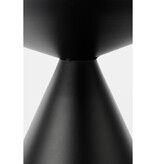 KantoormeubelenPlus Royale Bijzettafel - H42 x Ø60 cm - Metaal - Zwart