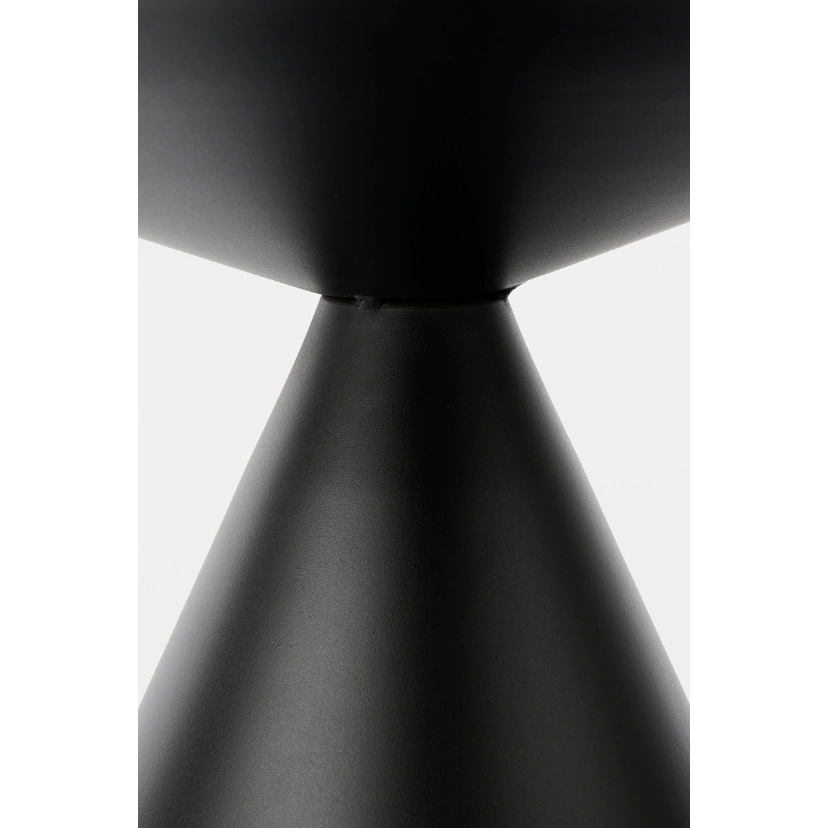 KantoormeubelenPlus Royale Bijzettafel - H42 x Ø60 cm - Metaal - Zwart