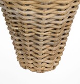 KantoormeubelenPlus Marcia Plantenmand Muurhanger voor Buiten - L35 x B29 x H42 cm - Rotan - Grijs