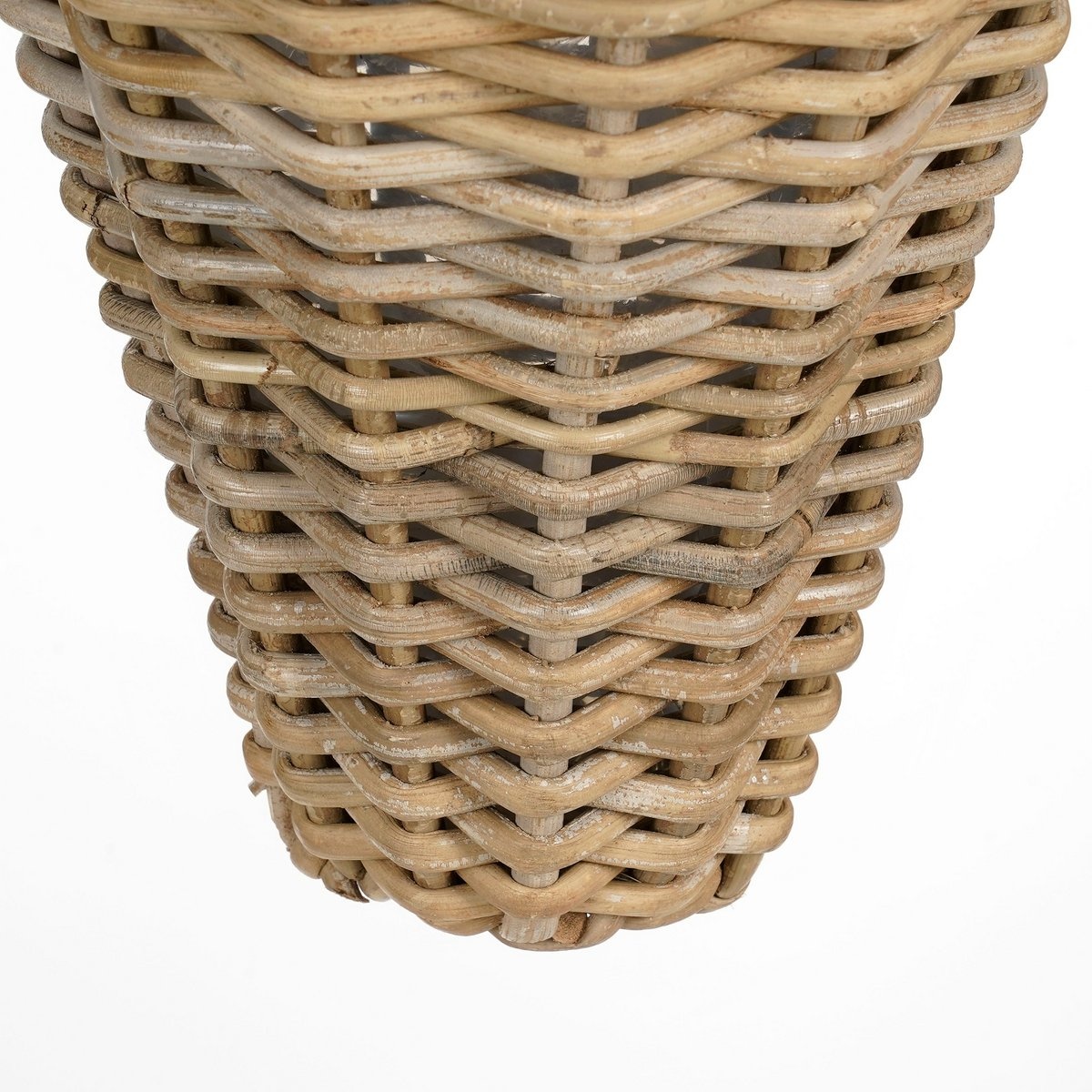 KantoormeubelenPlus Marcia Plantenmand Muurhanger voor Buiten - L35 x B29 x H42 cm - Rotan - Grijs