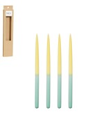 KantoormeubelenPlus Dip-dye Dinerkaars - Set van 4 - H28 cm - Donkergroen