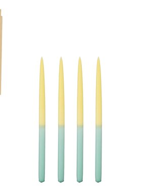 KantoormeubelenPlus Dip-dye Dinerkaars - Set van 4 - H28 cm - Donkergroen