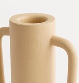 KantoormeubelenPlus Ula Kandelaar - H12 x Ø8 cm - Metaal - Beige