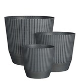 KantoormeubelenPlus Rio Bloempot voor Buiten - H40,5 x Ø45 cm - Donkergrijs