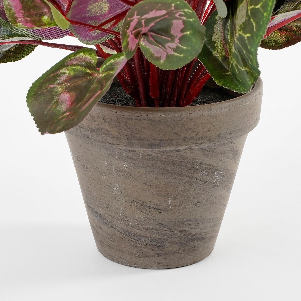 KantoormeubelenPlus Cyclaam Kunstplant in Bloempot Stan - H30 x Ø30 cm - Rood