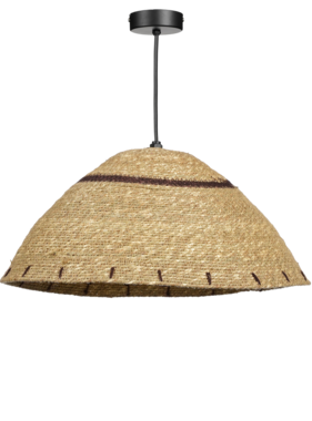 KantoormeubelenPlus Joulz Hanglamp - H16 x Ø36 cm - Jute - Lichtbruin