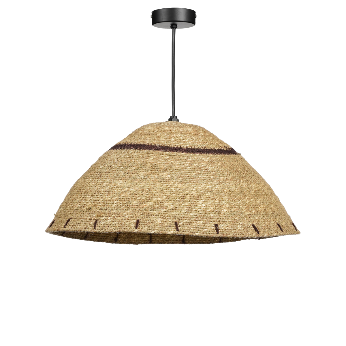 KantoormeubelenPlus Joulz Hanglamp - H16 x Ø36 cm - Jute - Lichtbruin