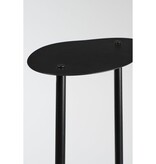 KantoormeubelenPlus Fonda Plantentafel - L47,5 x B27 x H100 cm - Metaal - Zwart