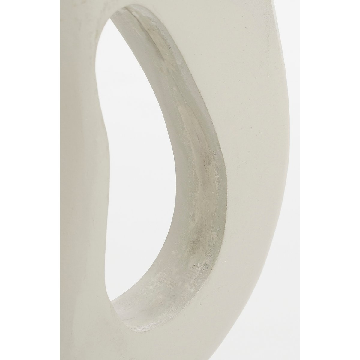 KantoormeubelenPlus Pastina Ornament op Voet - L6,5 x B16,5 x H37,5 cm - FSC 100% Mangohout - Off White