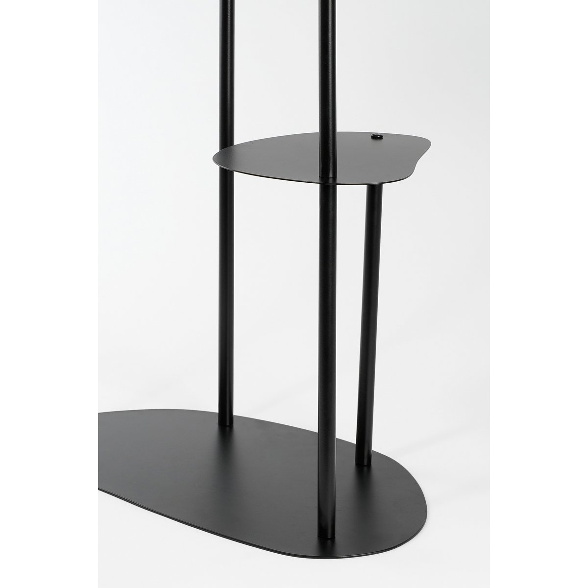 KantoormeubelenPlus Fonda Plantentafel - L47,5 x B27 x H100 cm - Metaal - Zwart