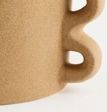 KantoormeubelenPlus Stelvio Bloempot - L25 x B18 x H16,5 cm - Keramiek - Bruin