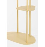 KantoormeubelenPlus Fonda Plantentafel - L47,5 x B27 x H140 cm - Metaal - Lichtgeel