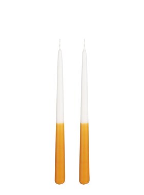 KantoormeubelenPlus Dip-dye Dinerkaars - Set van 2 - H30 cm - Oranje