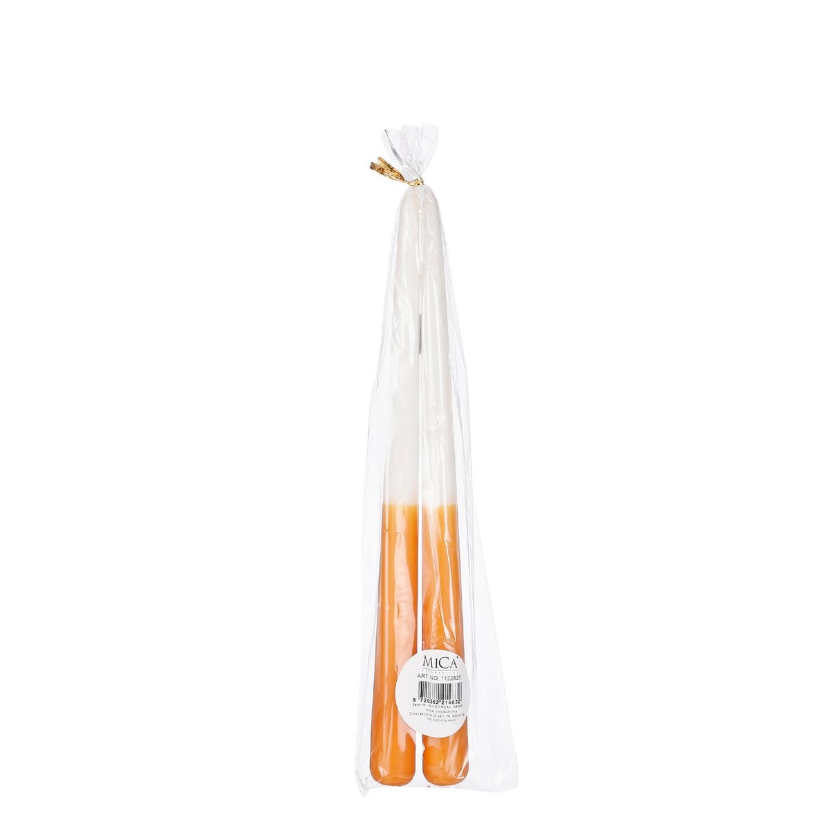 KantoormeubelenPlus Dip-dye Dinerkaars - Set van 2 - H30 cm - Oranje