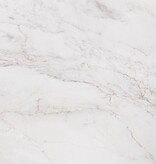 KantoormeubelenPlus Stalux Salontafelset 'Lisa' 65 en 50cm, kleur wit / wit marmer