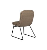 VidaXL Beluga stoel Bruin (Set van 2)