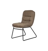 VidaXL Beluga stoel Bruin (Set van 2)