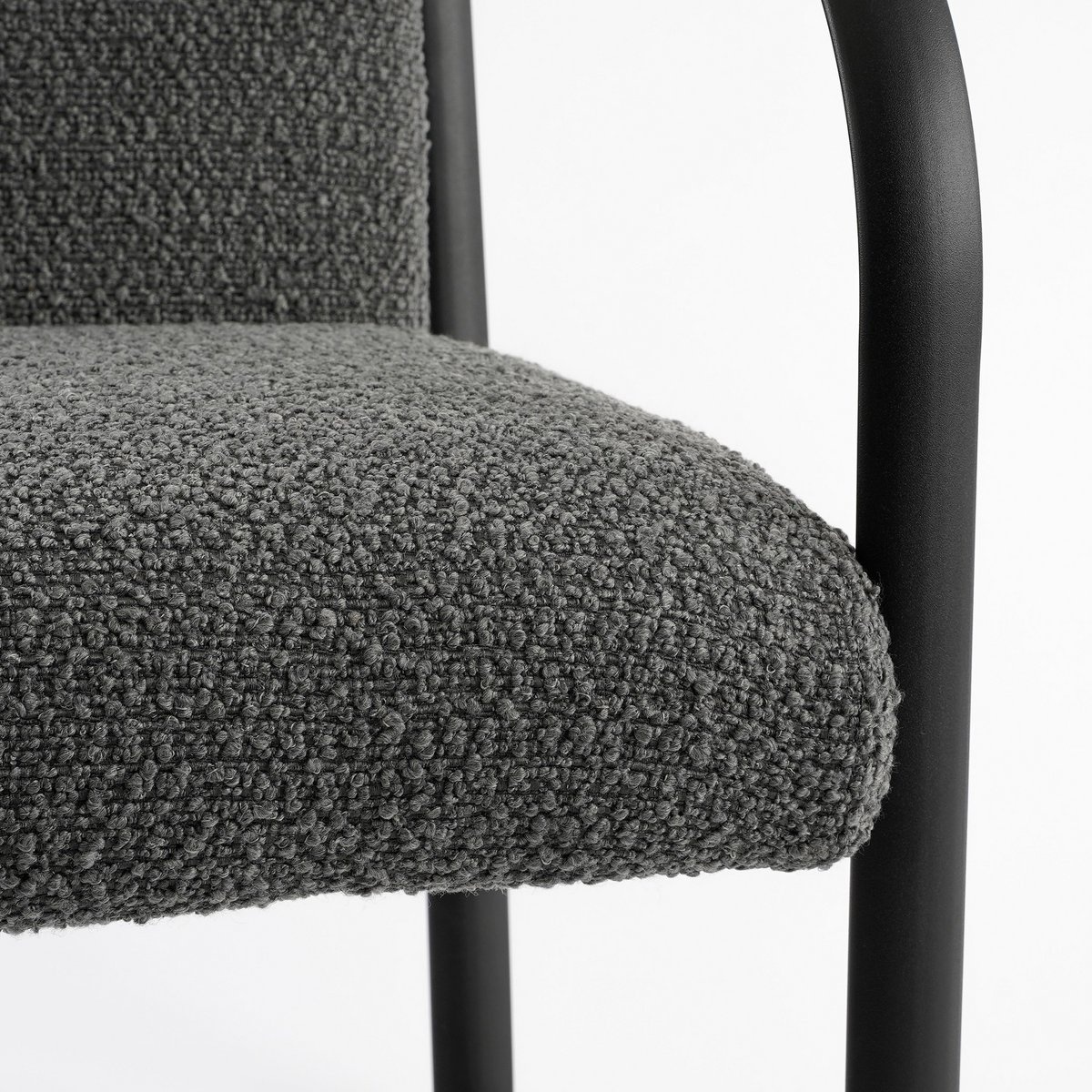 KantoormeubelenPlus Symon Fauteuil - L72 x B69 x H81 cm - Donkergrijs