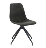 KantoormeubelenPlus Monaco Eetkamerstoel - Grijs - set van 2