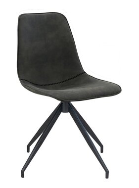 KantoormeubelenPlus Monaco Eetkamerstoel - Grijs - set van 2