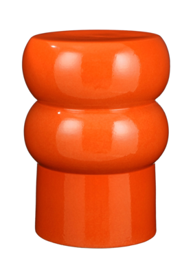 KantoormeubelenPlus Vendi Bijzettafel - H44 x Ø32 cm - Keramiek - Oranje