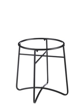 KantoormeubelenPlus Plantenstandaard - H40 x Ø34,5 cm - Metaal - Zwart