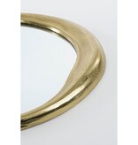 KantoormeubelenPlus Adelin Wandspiegel - L43 x B61 cm - Gerecycled Aluminium - Goud