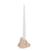 KantoormeubelenPlus Kaarsenhouder - Kaarsenhouder van cement, natuur, 11x8x8,5 cm