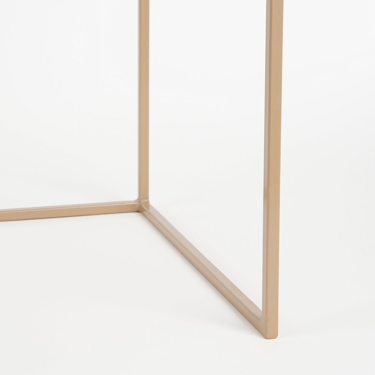 KantoormeubelenPlus Bijzettafel voor Buiten - Set van 2 - L38 x B38 x H48 cm - Metaal - Grijs