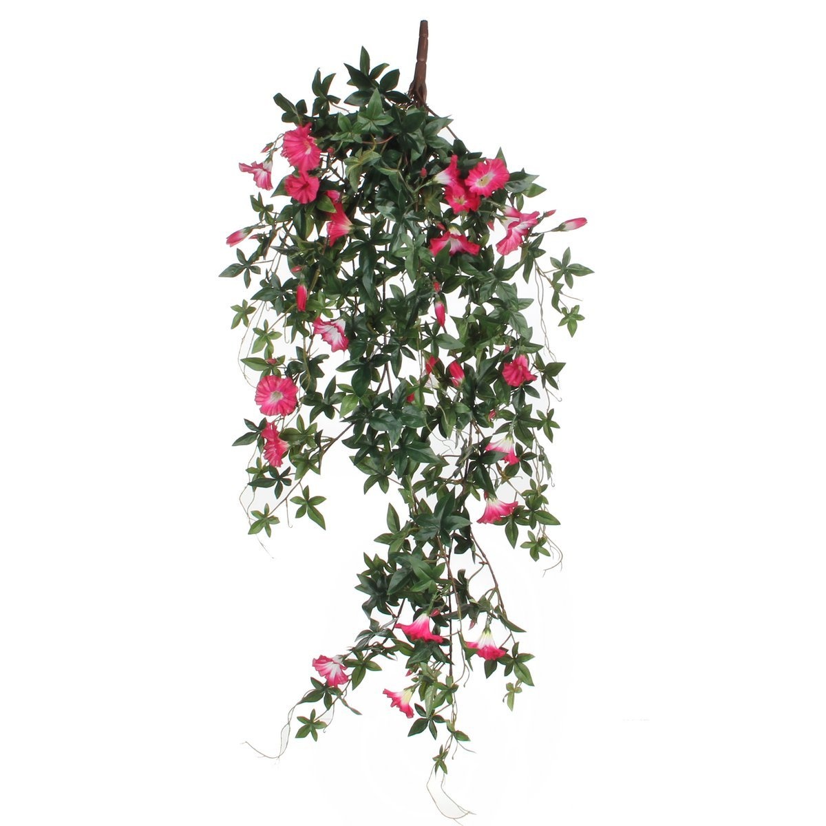 KantoormeubelenPlus Petunia Kunst Hangplant - L15 x B20 x H80 cm - Fuchsia