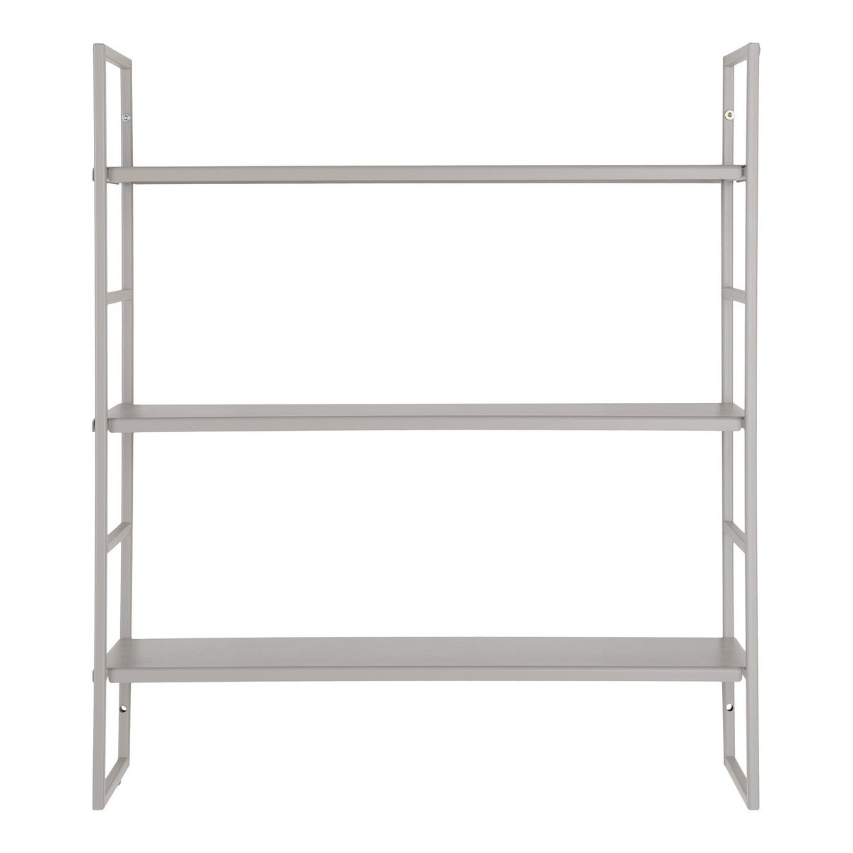 Beja Shelves - Planken, staal, koel grijs, 3 planken, 48x17x55 cm