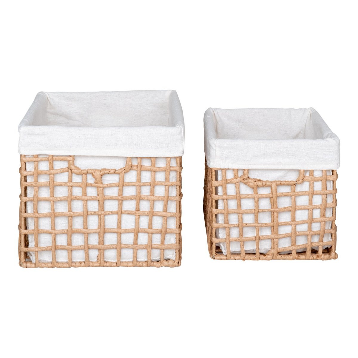 KantoormeubelenPlus Bustelo Basket - Mand, papier, naturel, set van 2