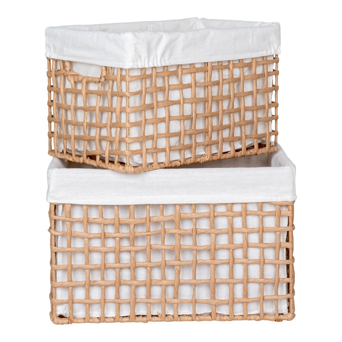 KantoormeubelenPlus Bustelo Basket - Mand, papier, naturel, set van 2