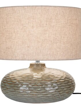 KantoormeubelenPlus Oldham Tafellamp - Oldham Tafellamp, groen keramiek met lampenkap